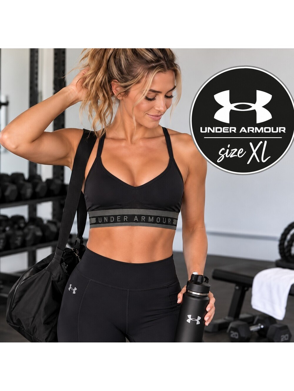Under Armour | XL | Black Compression Sports Bra